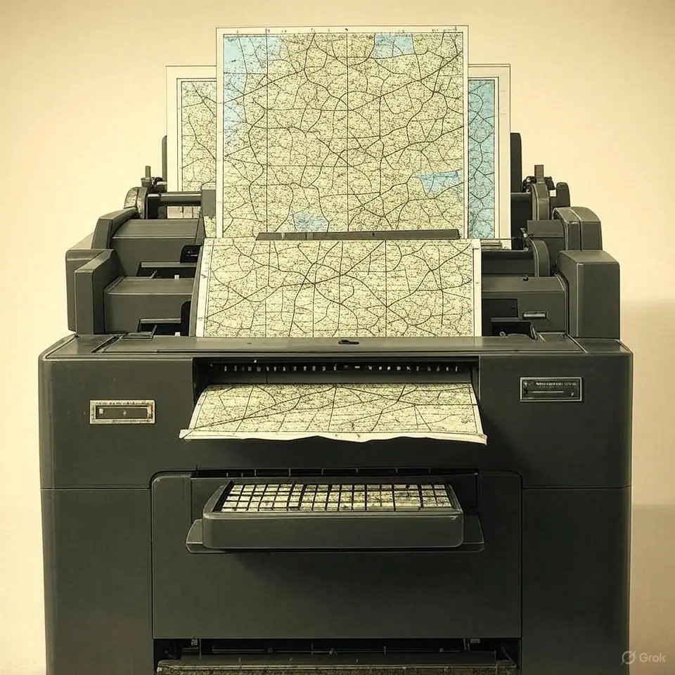 Impresora vintage color